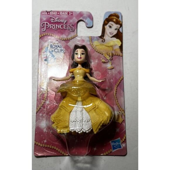 NEW Disney Princess Belle Royal Clips Clip-on Dress Beauty & The Beast Hasbro - Picture 2 of 8